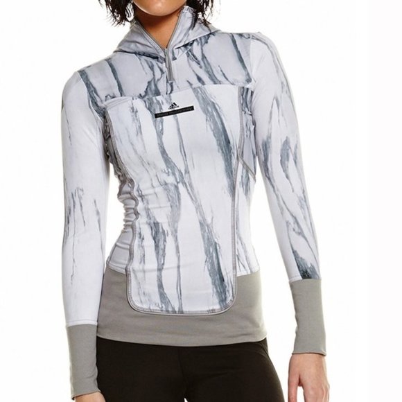 Adidas by Stella McCartney Tops - NWOT Adidas by Stella McCartney Marble Run Hooded Pullover Size Medium